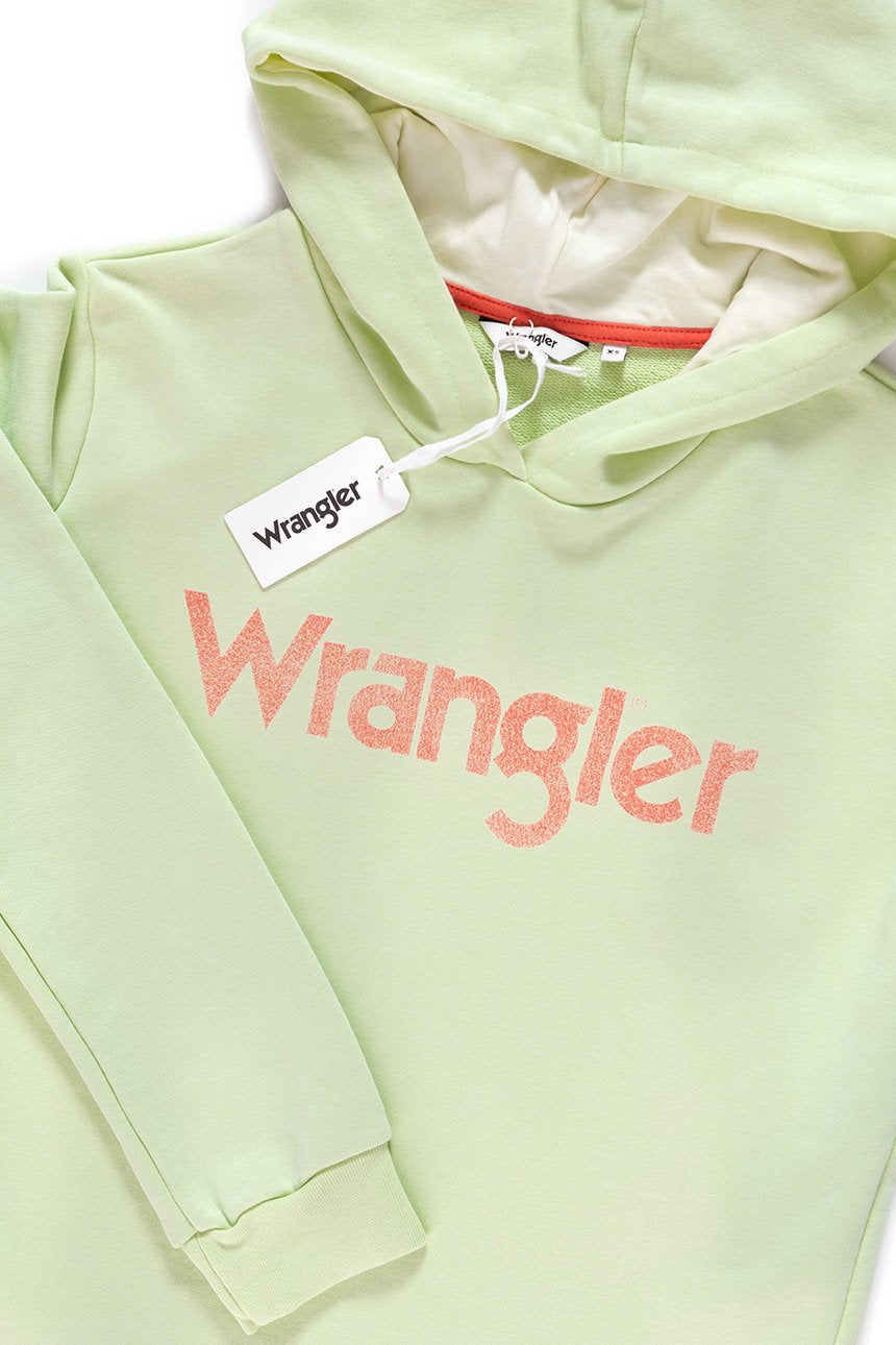 BLUZA WRANGLER DAMSKA RETRO KABEL HDY PASTEL GREEN W600RICUG