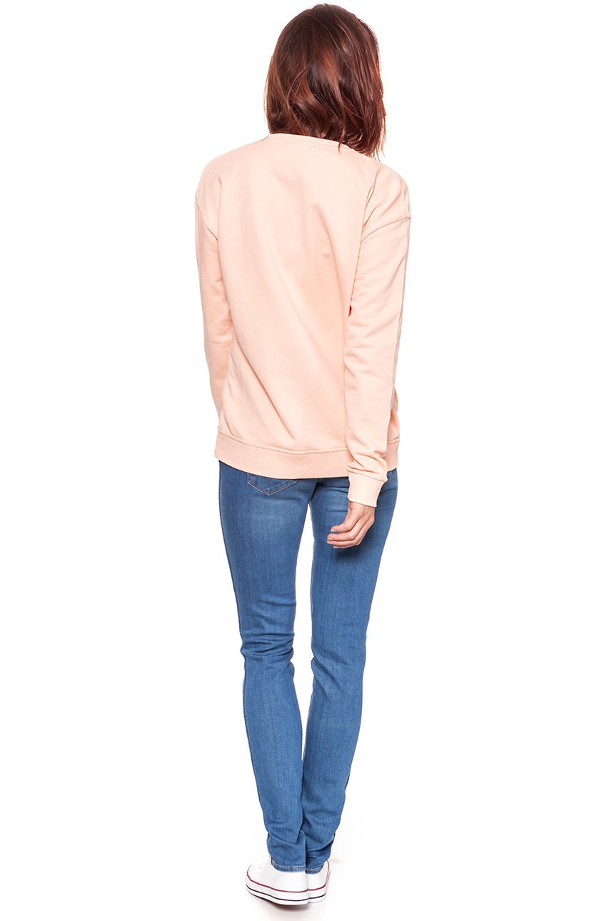 BLUZA WRANGLER DAMSKA WROCKS SWEAT PEACH PARFAIT W601OHYUD