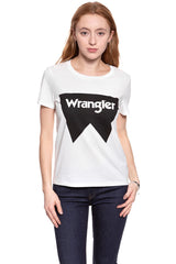 WRANGLER T SHIRT DAMSKI FESTIVAL TEE OFFWHITE W7016EV02