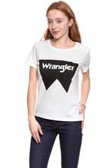 WRANGLER T SHIRT DAMSKI FESTIVAL TEE OFFWHITE W7016EV02