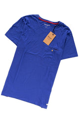 KOSZULKA WRANGLER S/S POCKET TEE SURF THE BLUE W7996FQ6U