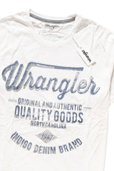 KOSZULKA WRANGLER S/S AMERICANA T OFFWHITE W7A04FK02