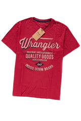 KOSZULKA WRANGLER S/S AMERICANA T RED W7A04FK47