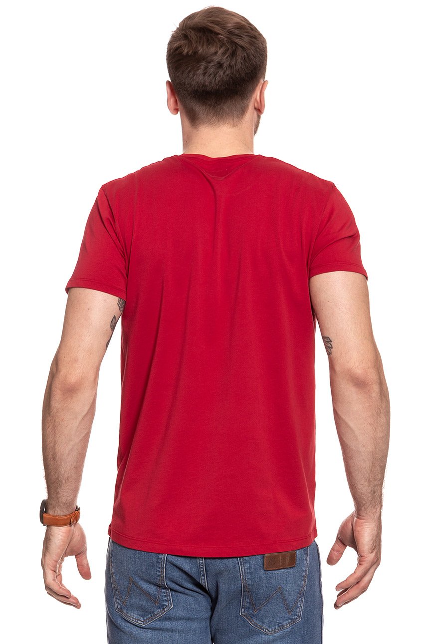 KOSZULKA WRANGLER S/S AMERICANA TEE RED W7A52FK47