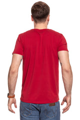 KOSZULKA WRANGLER S/S AMERICANA TEE RED W7A52FK47