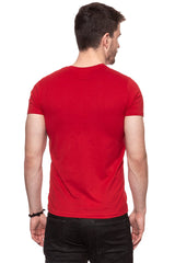 KOSZULKA WRANGLER SS LOGO TEE TRUE RED W7A86D374