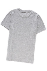 KOSZULKA WRANGLER S/S LOGO TEE MID GREY MEL W7B13D337