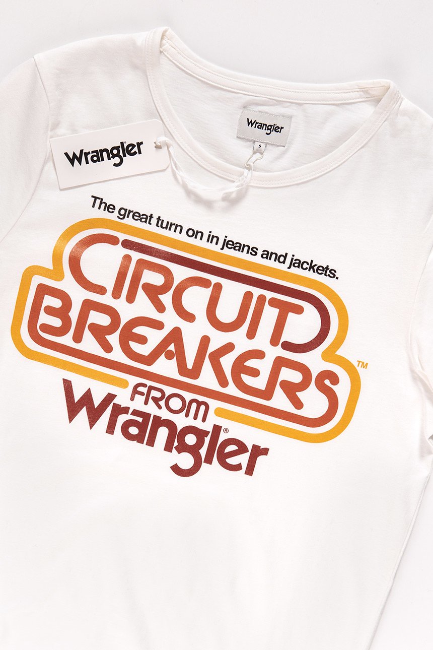 KOSZULKA WRANGLER CIRCUIT TEE OFFWHITE W7B14FK02