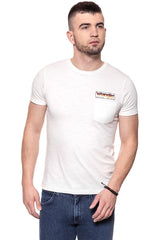 KOSZULKA WRANGLER POCKET TEE OFFWHITE W7B21FE02