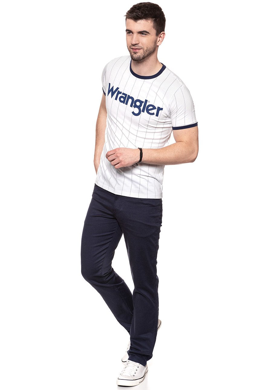 KOSZULKA WRANGLER RINGER TEE WHITE W7B33FK12