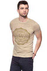 KOSZULKA WRANGLER OVERDYE TEE PLAZA TAUPE W7B36EBU5