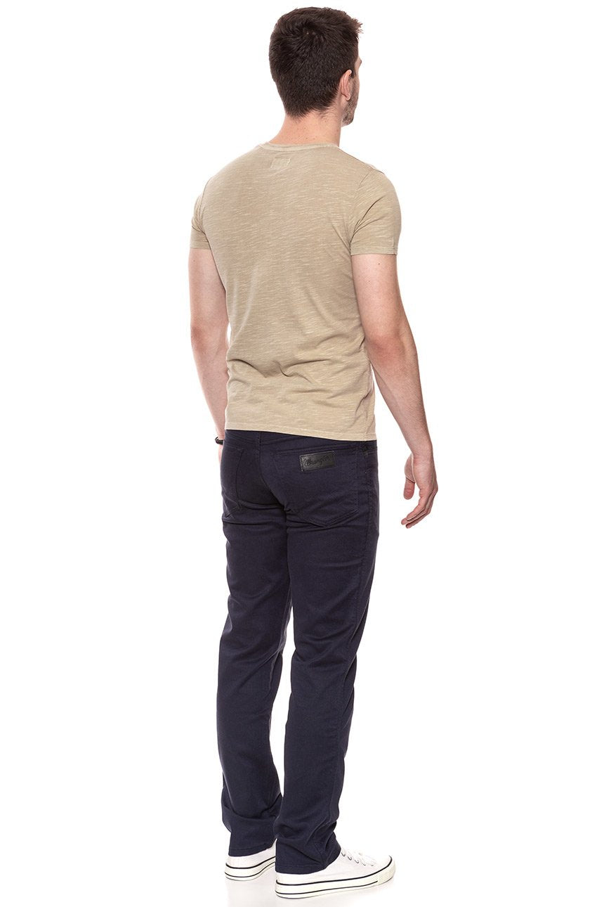 KOSZULKA WRANGLER OVERDYE TEE PLAZA TAUPE W7B36EBU5