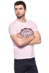 KOSZULKA WRANGLER OVERDYE TEE PEPPA PINK W7B36EBU6