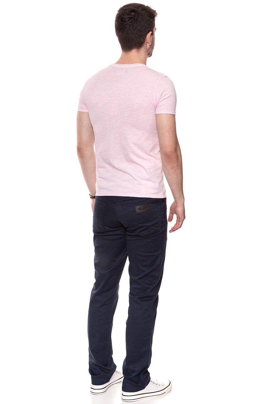 KOSZULKA WRANGLER OVERDYE TEE PEPPA PINK W7B36EBU6