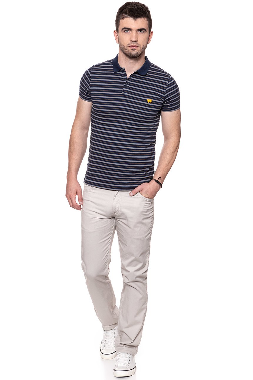 POLO WRANGLER REFINED POLO NAVY W7B39DC35