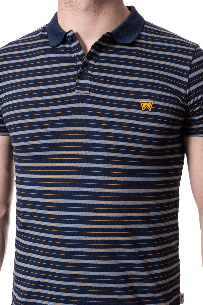 POLO WRANGLER REFINED POLO NAVY W7B39DC35