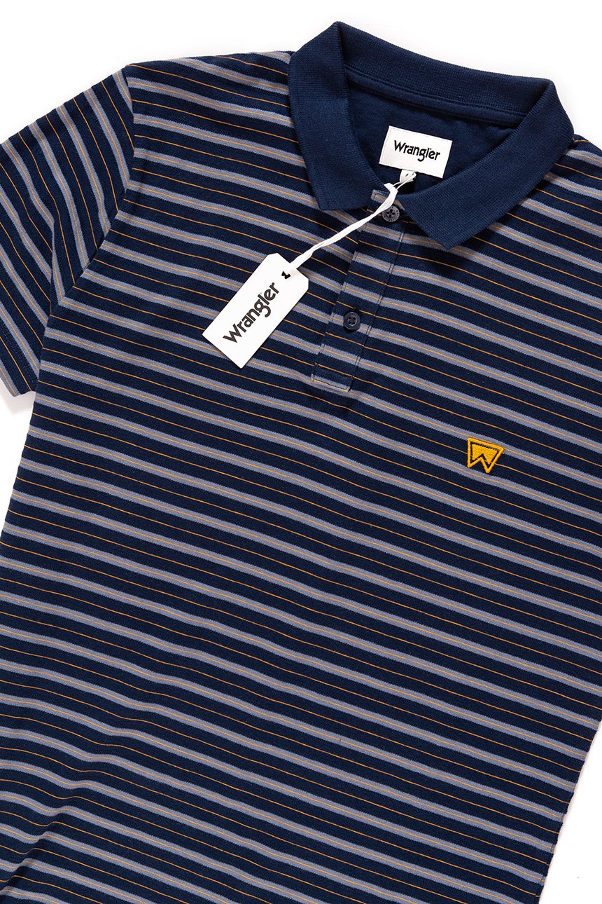 POLO WRANGLER REFINED POLO NAVY W7B39DC35