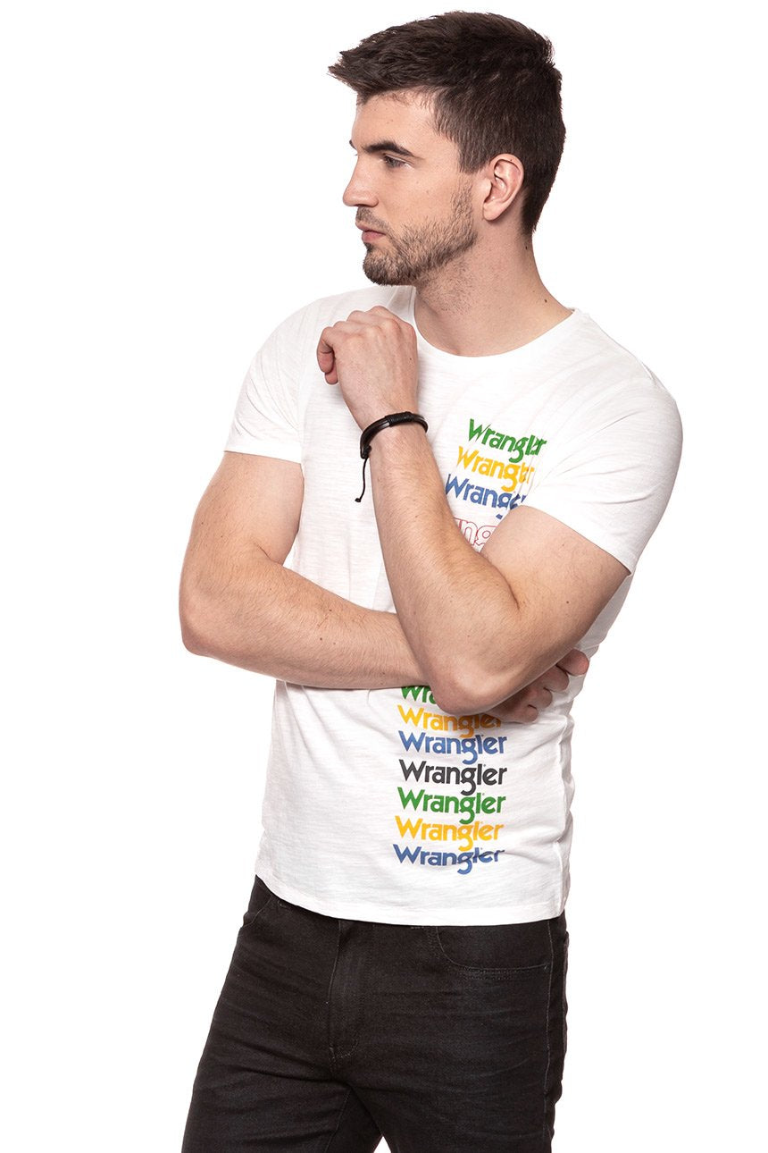 KOSZULKA WRANGLER FESTIVAL TEE OFFWHITE W7B44DE02