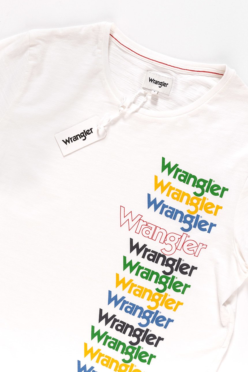 KOSZULKA WRANGLER FESTIVAL TEE OFFWHITE W7B44DE02