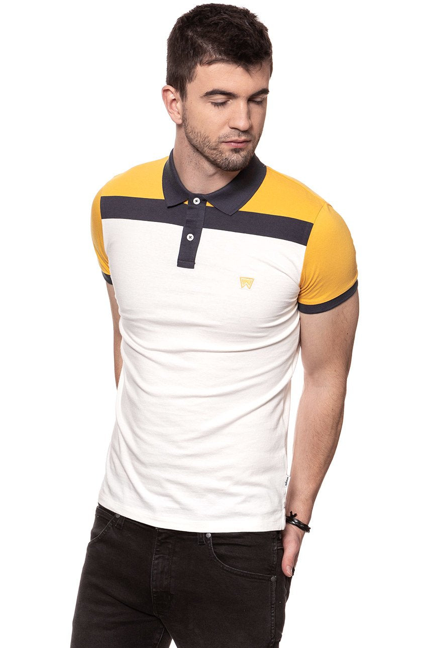 POLO WRANGLER FUNKY POLO AMBER YELLOW W7B50G3UY