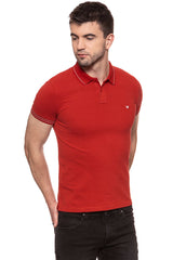 POLO WRANGLER SS POLO POMPEIAN RED W7B58K41C