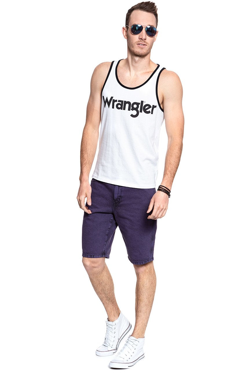 KOSZULKA WRANGLER RINGER TANK WHITE W7B64FQ12