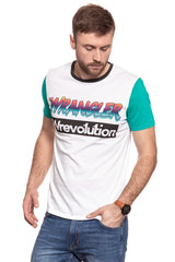 KOSZULKA WRANGLER REVOLUTION TEE  WHITE W7B66GN12