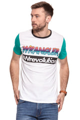 KOSZULKA WRANGLER REVOLUTION TEE  WHITE W7B66GN12