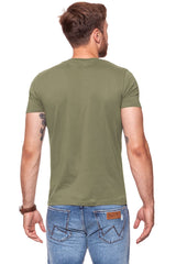 KOSZULKA WRANGLER SS EAGLE TEE DUSTY OLIVE W7B74FK45