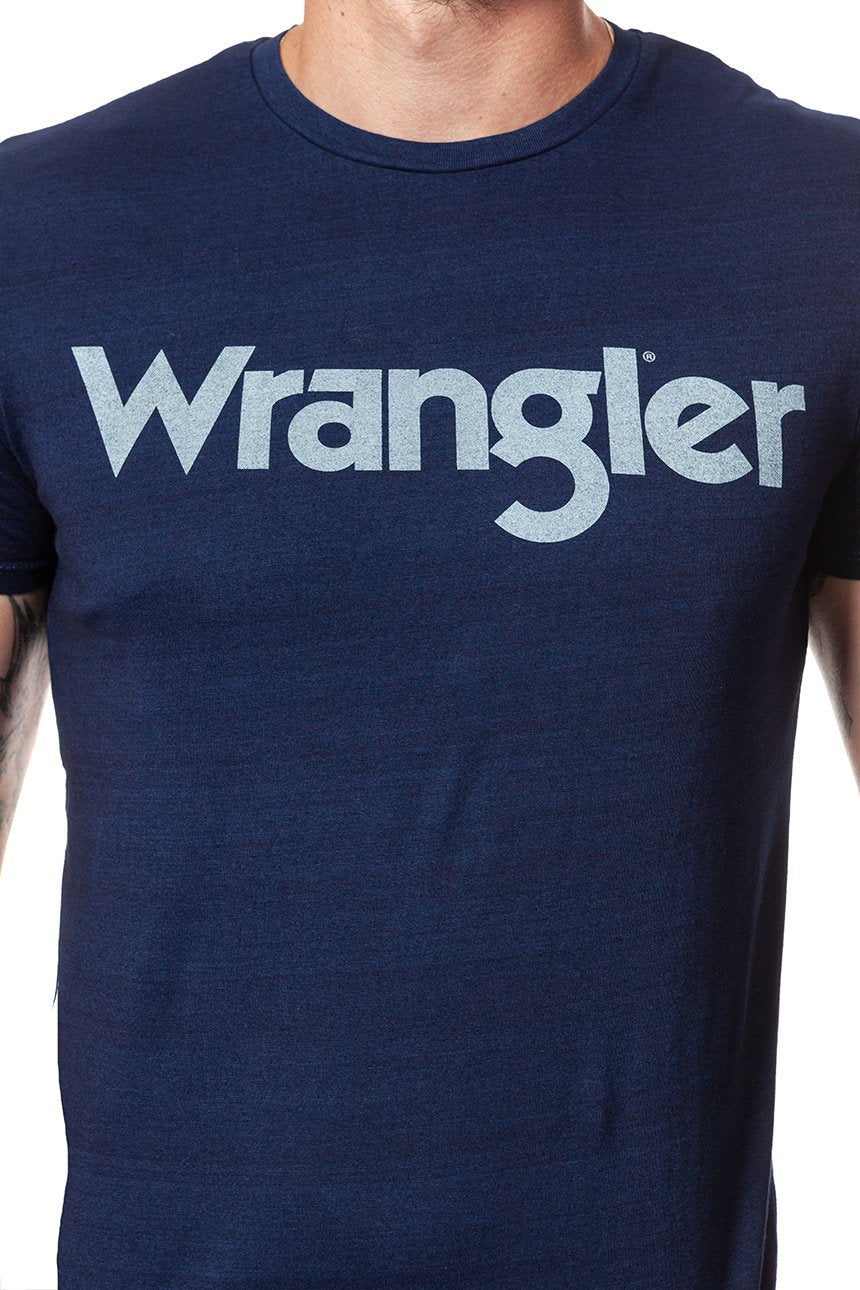 KOSZULKA WRANGLER INDIGO TEE DARK INDIGO W7B76K81E