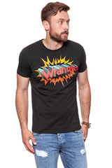 KOSZULKA WRANGLER GRAPHIC HERO TEE JET SET W7B78FKOJ