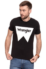 KOSZULKA WRANGLER FESTIVAL TEE BLACK W7C24FQ01