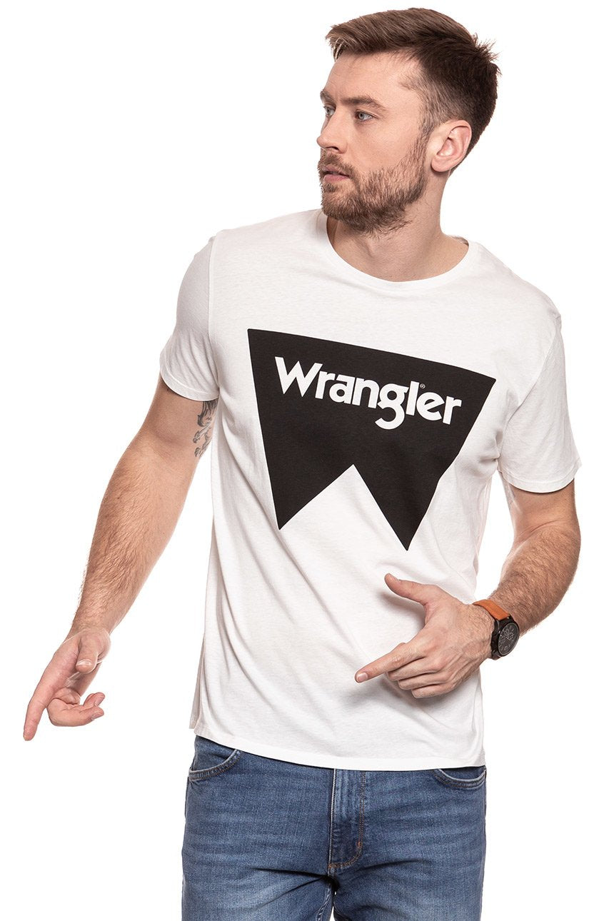 KOSZULKA WRANGLER FESTIVAL TEE OFFWHITE W7C24FQ02