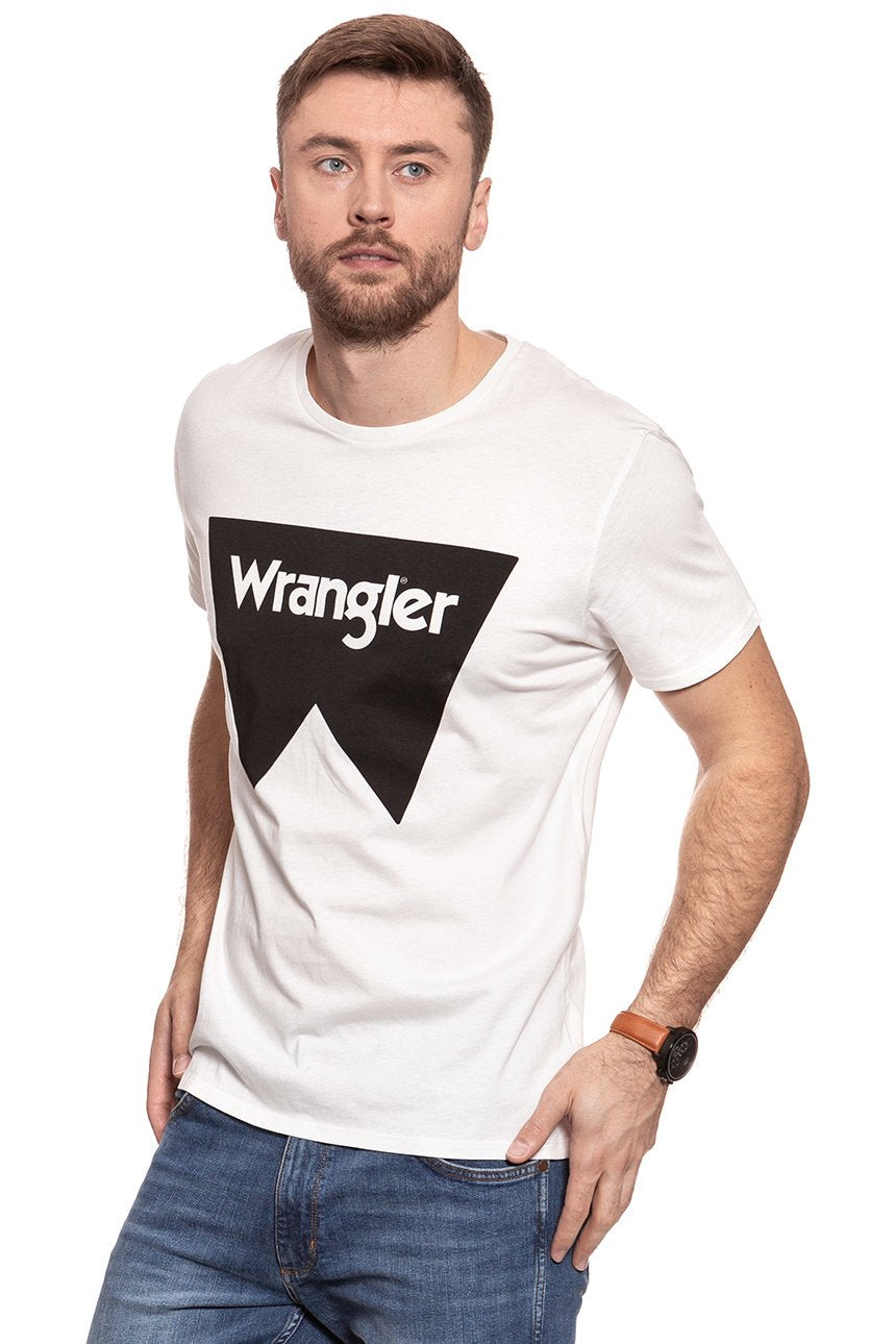 KOSZULKA WRANGLER FESTIVAL TEE OFFWHITE W7C24FQ02