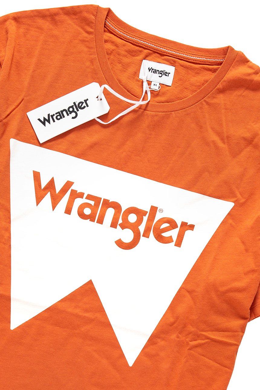 KOSZULKA WRANGLER FESTIVAL TEE SQUASH ORANGE W7C24FQXG