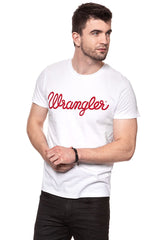 KOSZULKA WRANGLER CREW TEE WHITE W7C51FK12