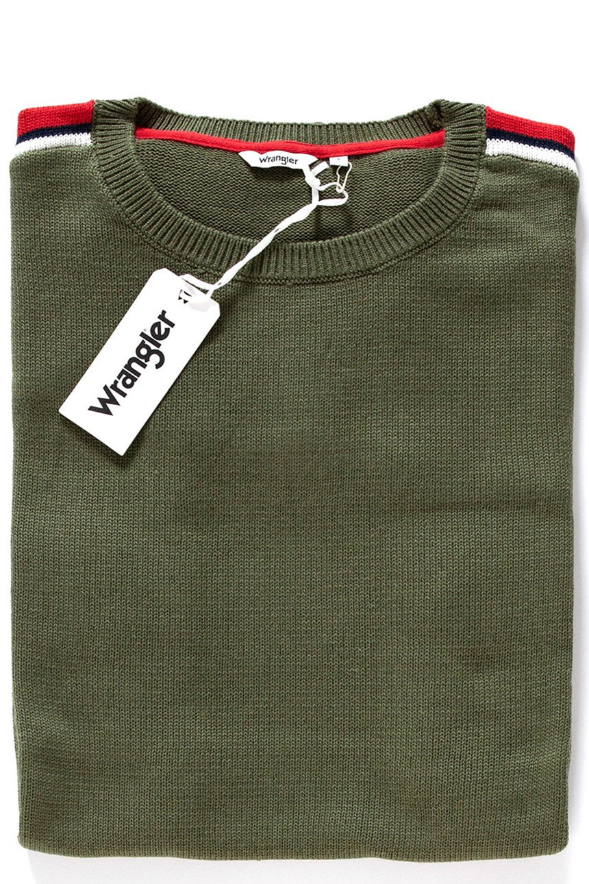 WRANGLER SPORTY KNIT DEEP LICHEN GRN W801RPW1X