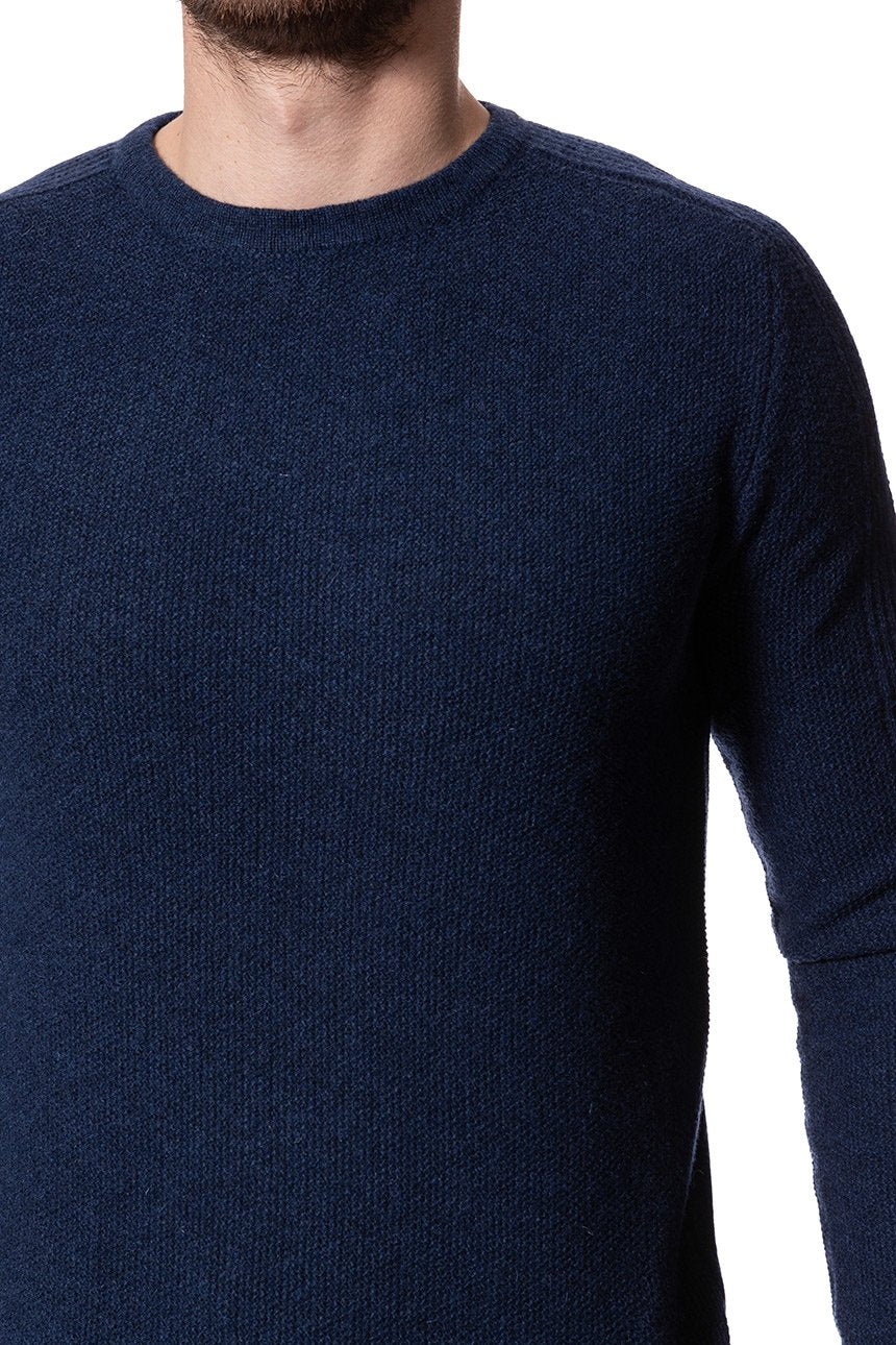 MĘSKI SWETER WRANGLER STRUCTURAL KNIT NAVY W8627P135