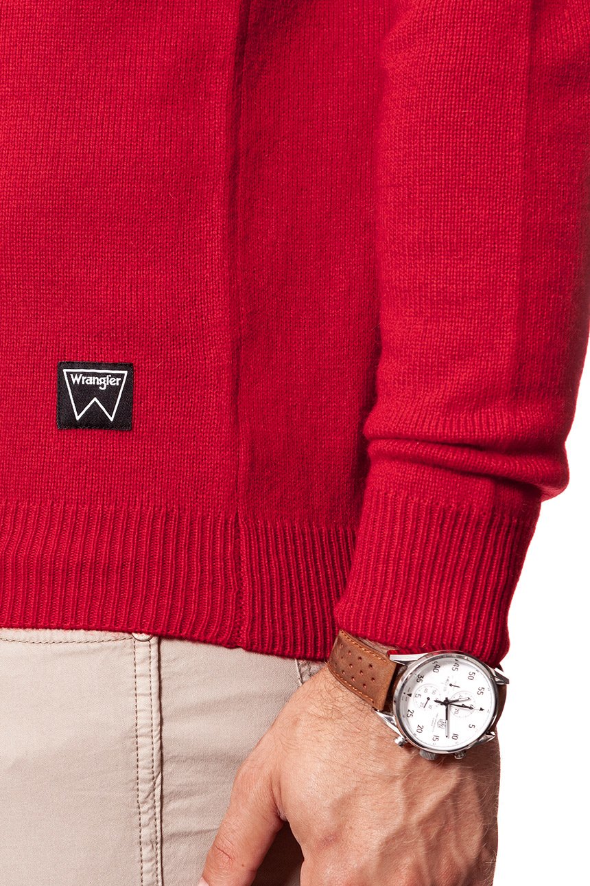 MĘSKI SWETER WRANGLER RETRO CREW SALSA RED W8635P3WN