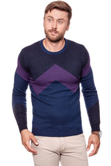 MĘSKI SWETER WRANGLER W CREW KNIT NAVY W8640P335