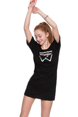 DAMSKA SUKIENKA WRANGLER TEE DRESS BLACK W903LEM01