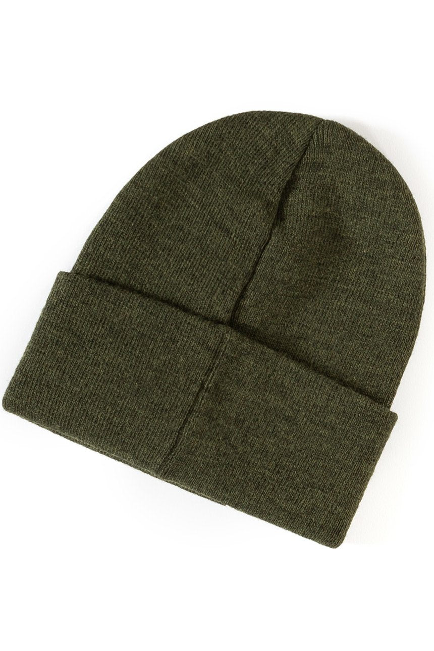 MĘSKA CZAPKA ZIMOWA WRANGLER BASIC BEANIE DUSTY OLIVE W0M03UH45