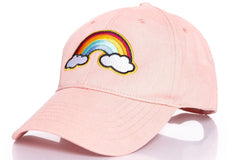 DAMSKA CZAPKA WRANGLER RAINBOW CAP PEACH PARFAIT W0M14UIUD