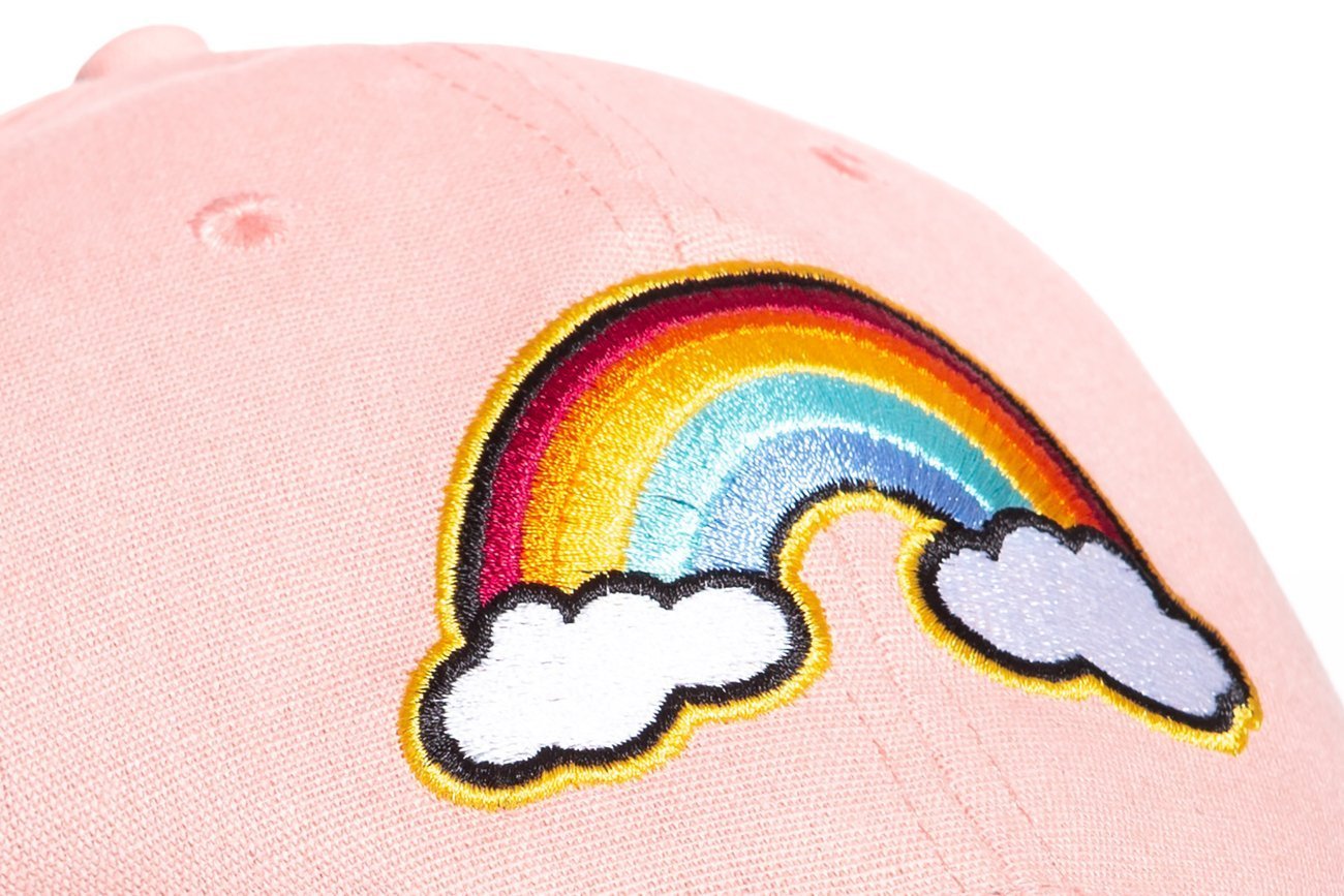 DAMSKA CZAPKA WRANGLER RAINBOW CAP PEACH PARFAIT W0M14UIUD