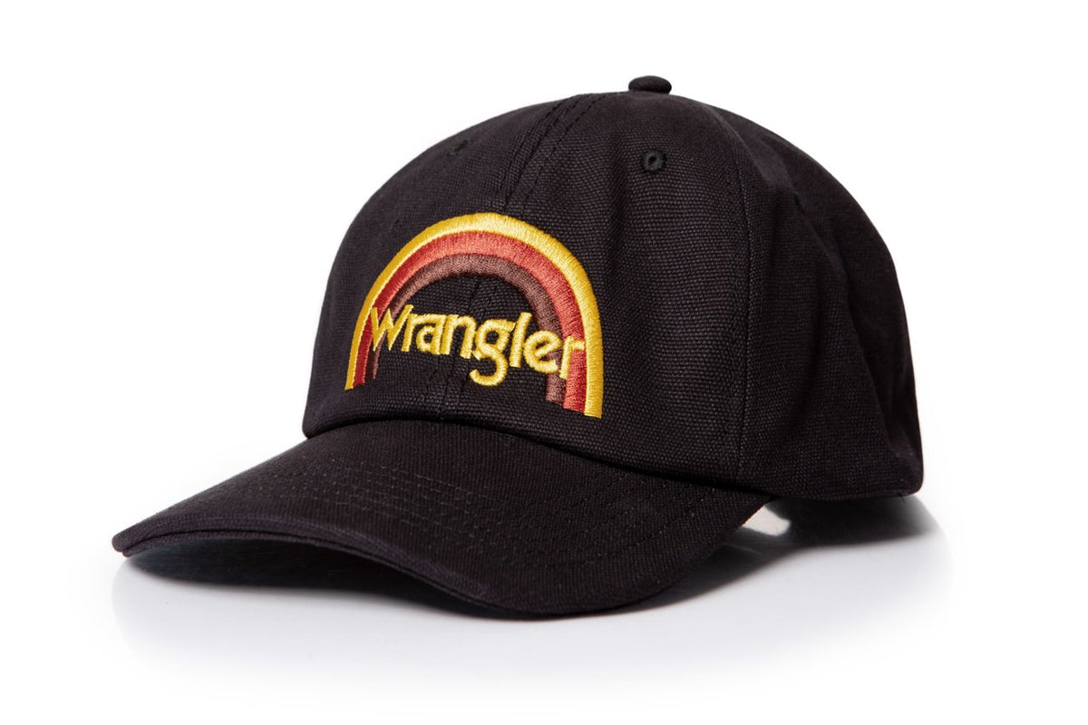 DAMSKA CZAPKA WRANGLER RAINBOW CAP BLACK W0M19U501