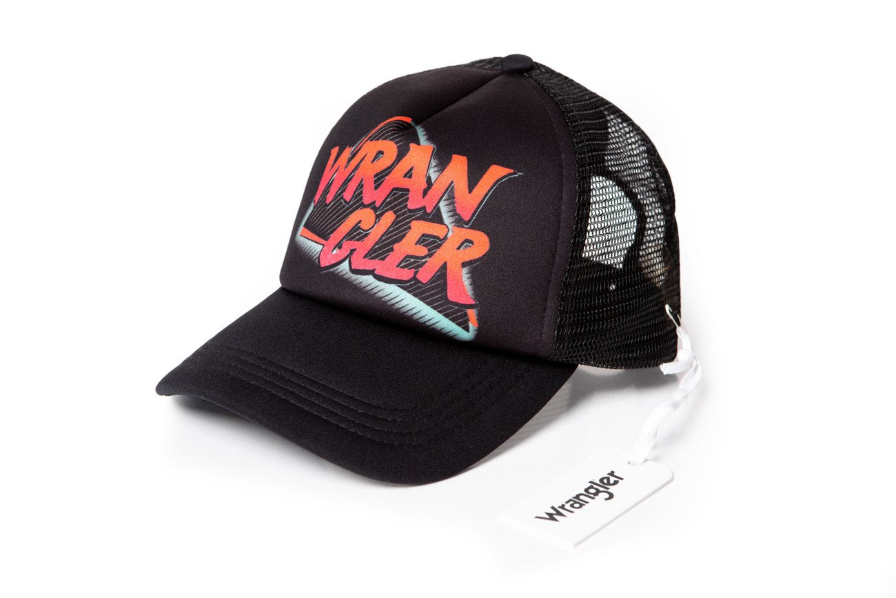 CZPKA BASEBALL WRANGLER TRUCKER CAP BLACK W0M369101