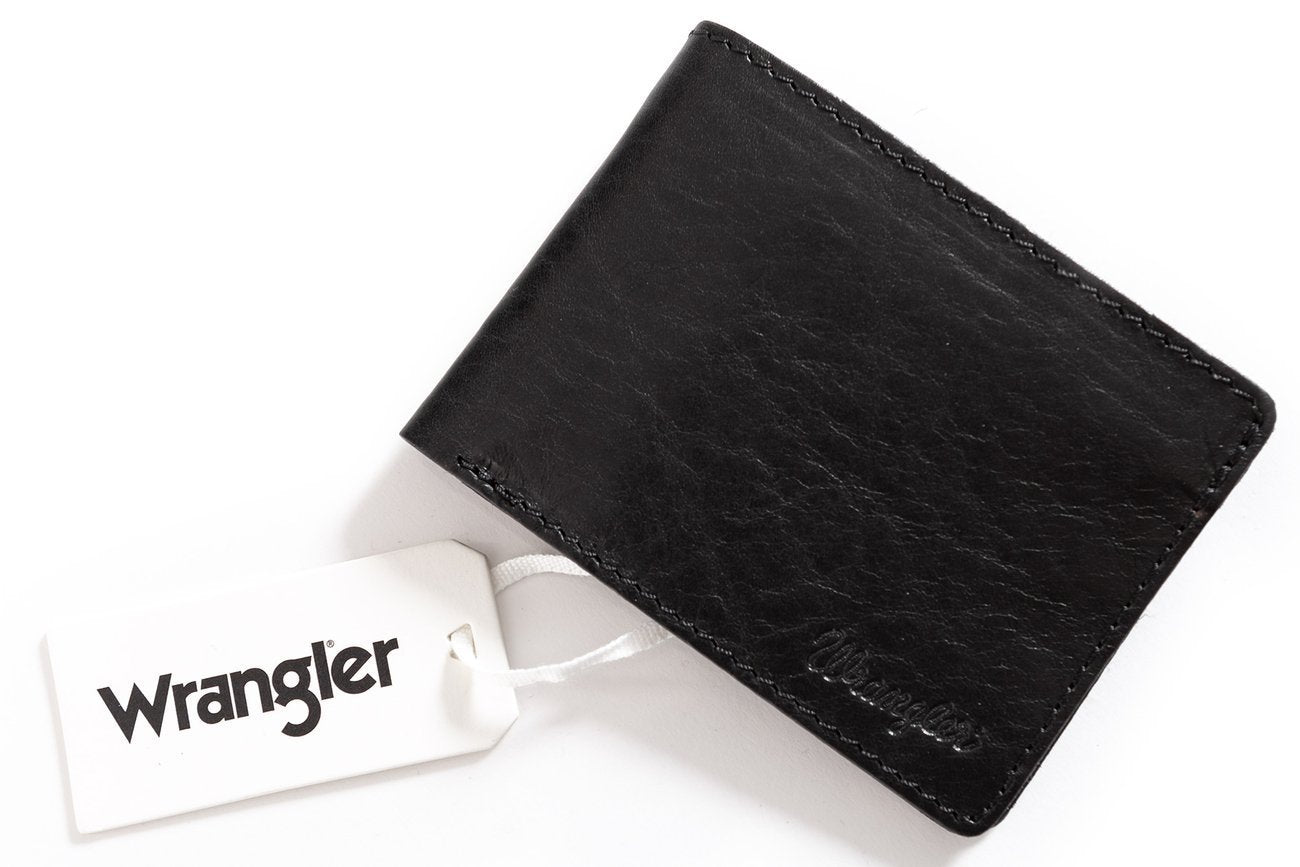 MĘSKI PORTFEL WRANGLER EASY WALLET BLACK W0X13U101