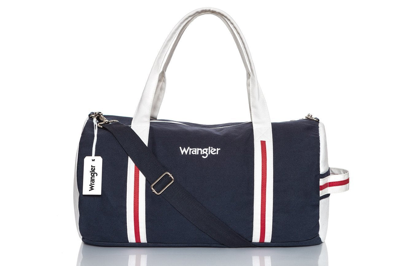 MĘSKA TORBA WRANGLER RETRO DUFFEL BAG NAVY W0Y04UI35