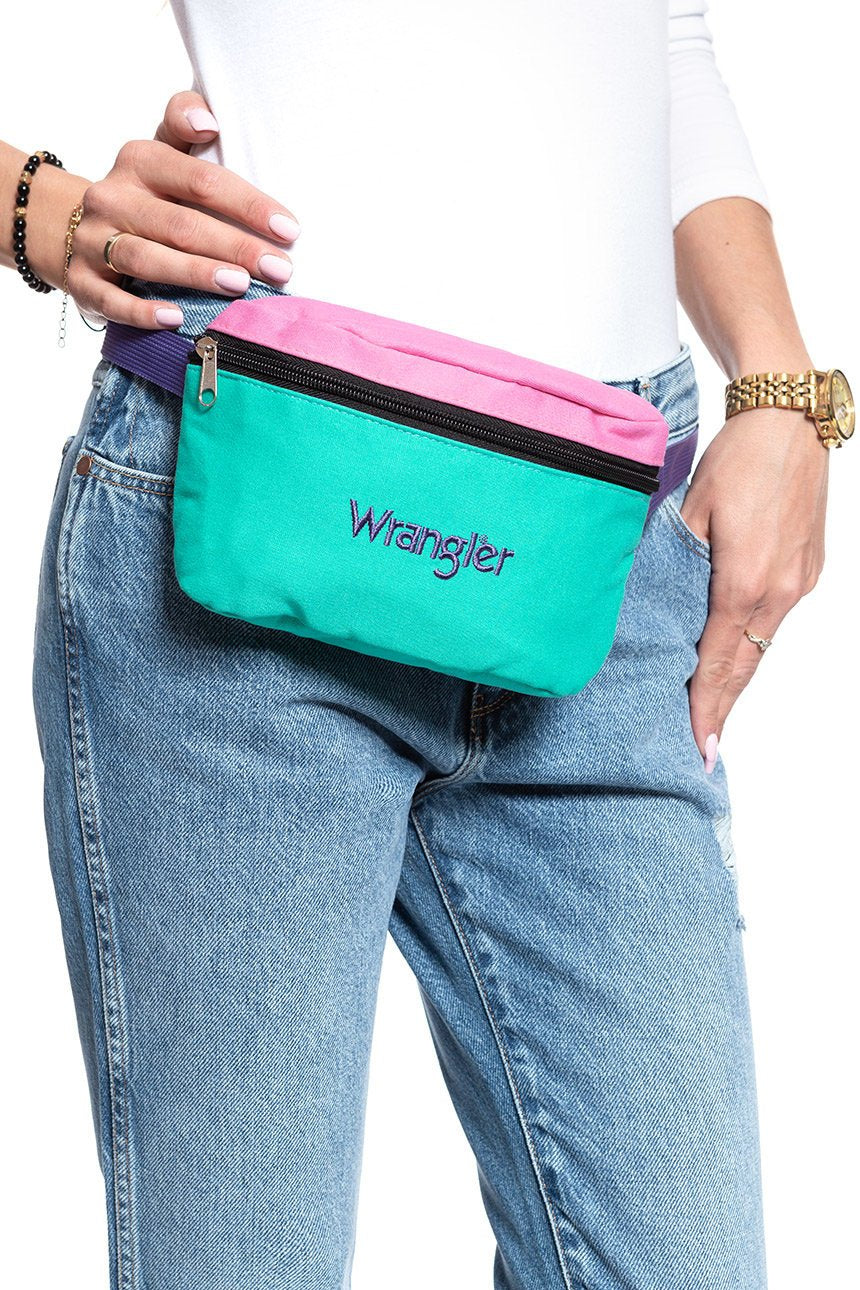 DAMSKA TORBA WRANGLER 80´S BUMBAG SPECTRA GREEN W0Y08U5WB