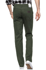 WRANGLER SPODNIE MĘSKIE TEXAS MOSS GREEN W121TA221